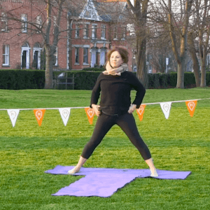 "Happenings" Yoga in The Park with Cathy